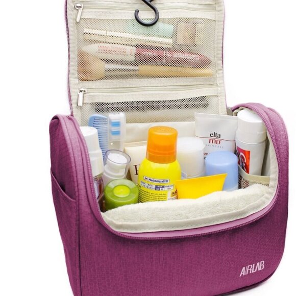 AIRLAB Portable Convenient Wash Bag - PINK - Picture 4 of 9